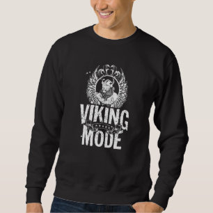 Viking Mode Odin Warrior Fitness Gym Träning Valha Lång Ärmad Tröja