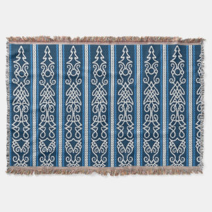 Viking Mönster Blue Filt