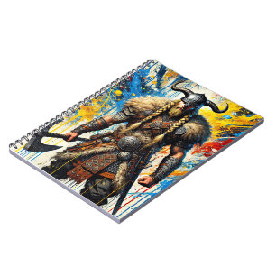Viking Nordic Scandinavian warrior medieval myth Anteckningsbok