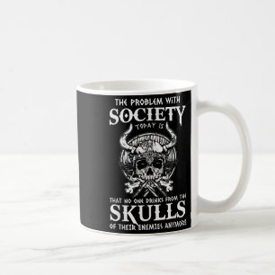 Viking Nordic Valhalla Odin Funny Society Problem Kaffemugg