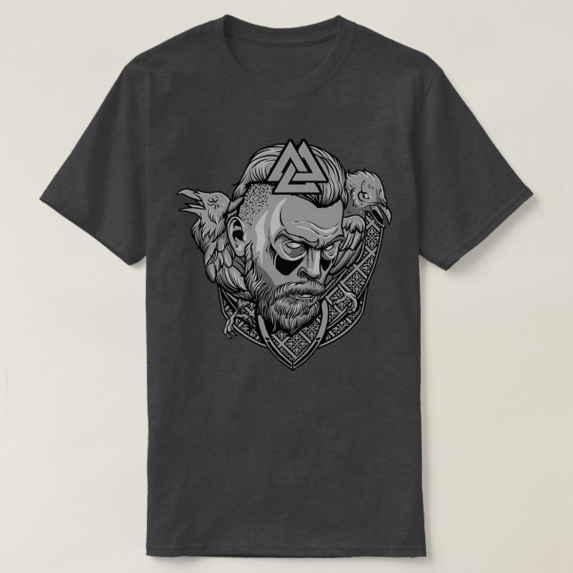 Viking Nordic Warrior Valhalla 11 T Shirt (Design framsida)