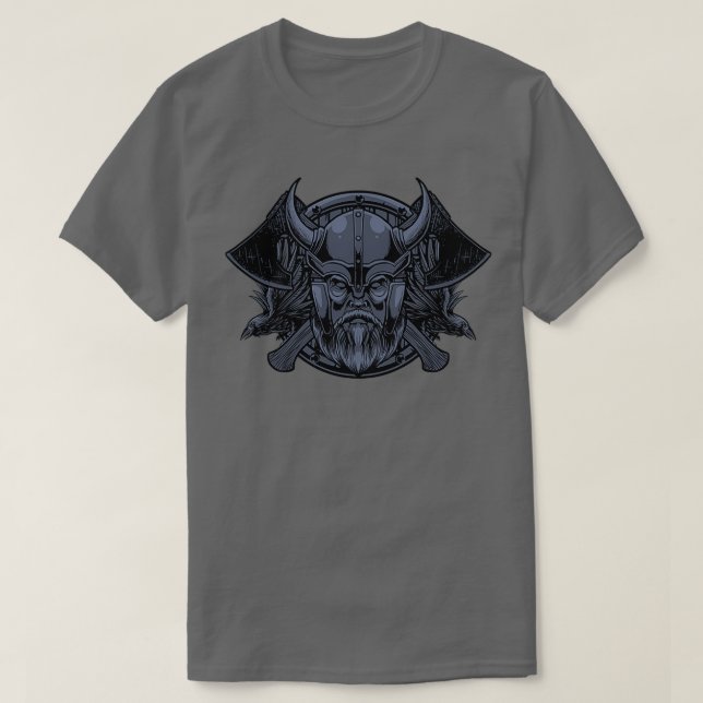 Viking Nordic Warrior Valhalla 25 T Shirt (Design framsida)