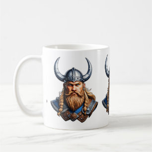 Viking nordisk man kaffemugg
