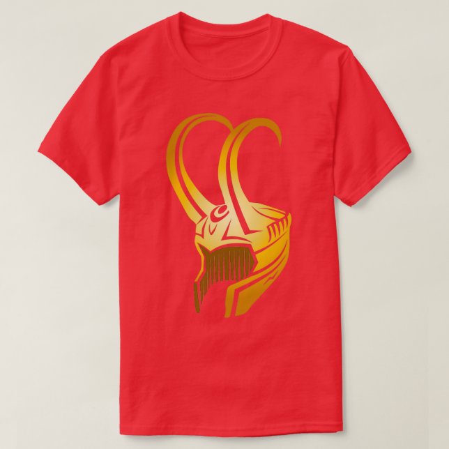 Viking Norse mythology rune helmet T Shirt (Design framsida)