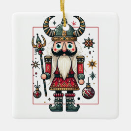 Viking Nutcracker Julgransprydnad Keramik