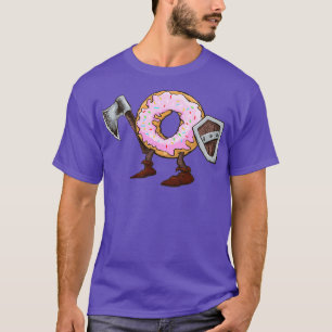 Viking Odins Doughnut Warrior 2 T Shirt