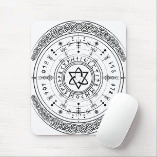 Viking Pagan Asatru Runic Compass, Vegvisir Runes Musmatta