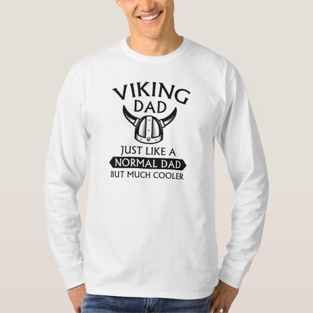 Viking Pappa T Shirt (Framsida)