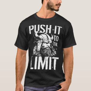 Viking Push to the Limit Odin Valhalla Workout T Shirt