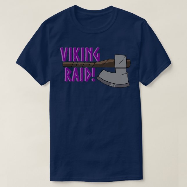 Viking Raid Classic TShirt T Shirt (Design framsida)