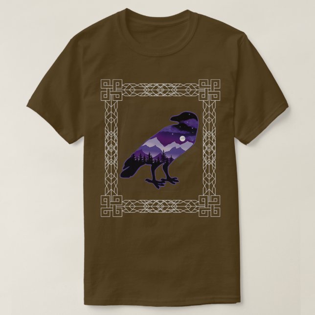 Viking Raven 1 T Shirt (Design framsida)