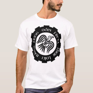 Viking Raven Banner Thor Freya Loki Tee