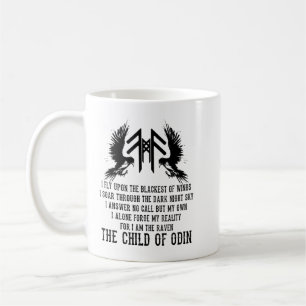 Viking Raven Code Kaffemugg