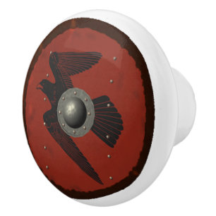 Viking Raven Shield Knopp