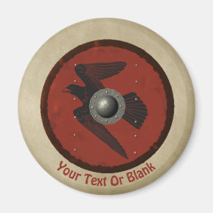 Viking Raven Shield Magnet
