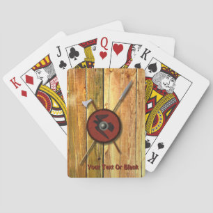 Viking Raven Shield och Weapons Casinokort