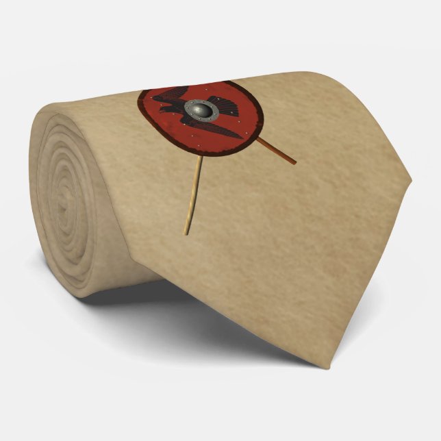 Viking Raven Shield och Weapons Slips (Rullad)