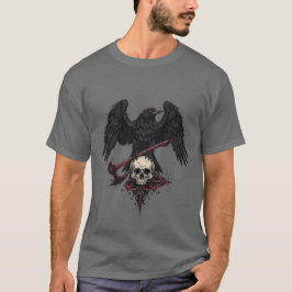 Viking Raven Skull Tee Manars-Shirts