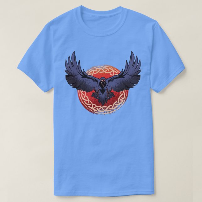Viking Raven T Shirt (Design framsida)
