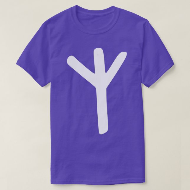 Viking Rune Algiz T Shirt (Design framsida)