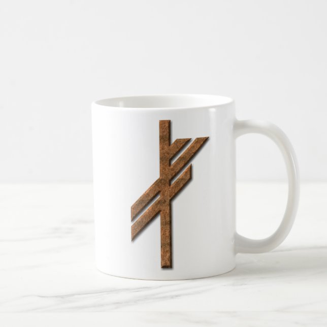 Viking Rune - tur - rost Kaffemugg (Höger)