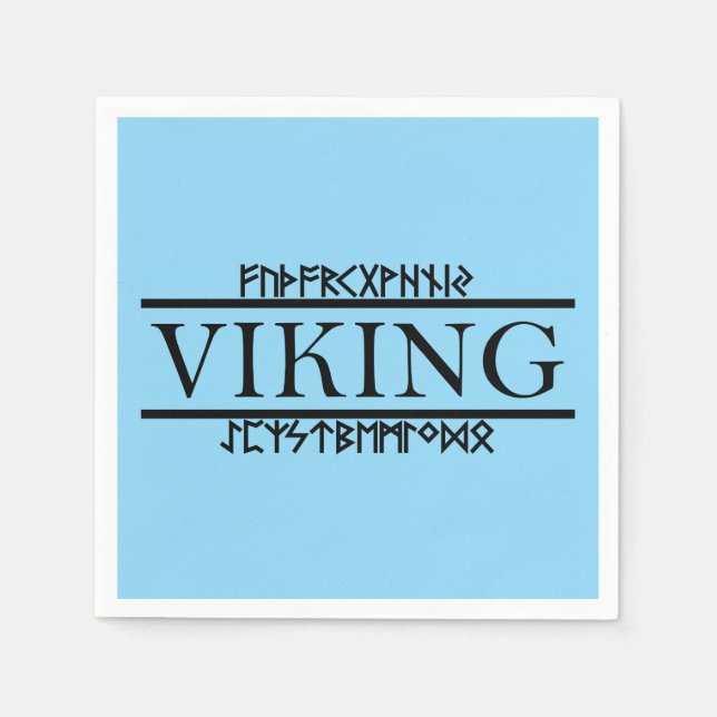 Viking Runer Pappersservetter (Framsidan)