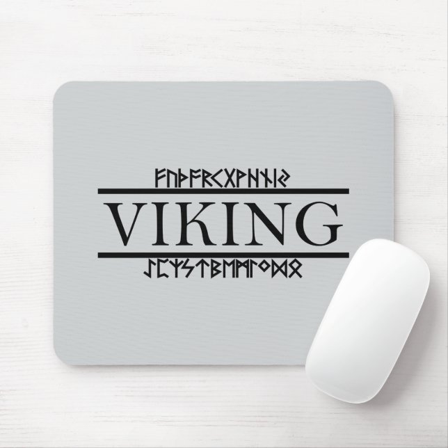 Viking Runes Mouse Pad Musmatta (Med mus)
