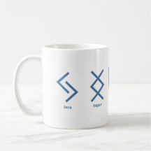 Viking Runes Norse Mythology Navy Geometric