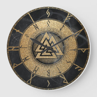 Viking Runes Stor Klocka