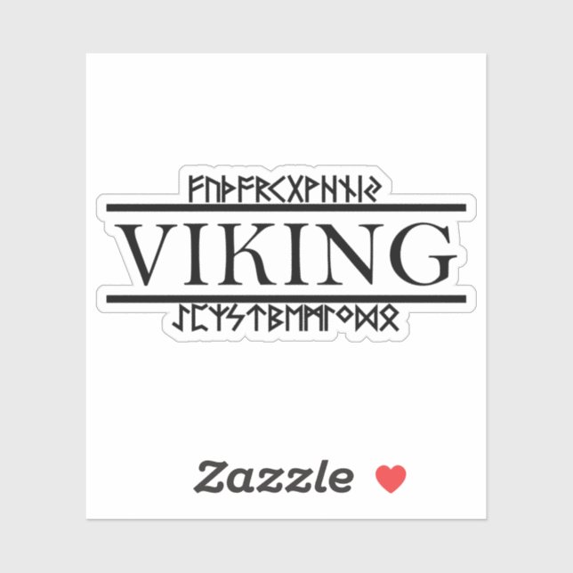 Viking Runes vinyldekaler Klistermärken (Ark)