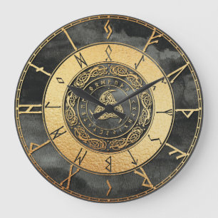 Viking runor stor klocka