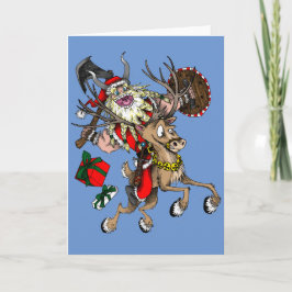 Viking Santa Helgkort
