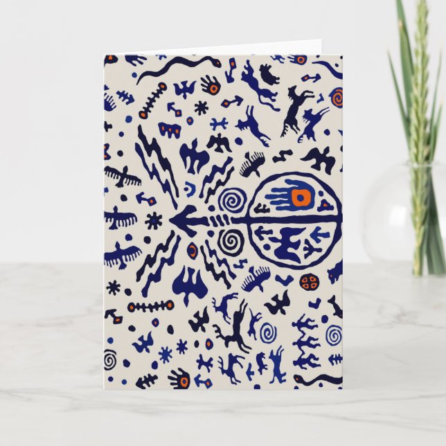 Viking Shaman Ritual Talisman Kort (Framsida)