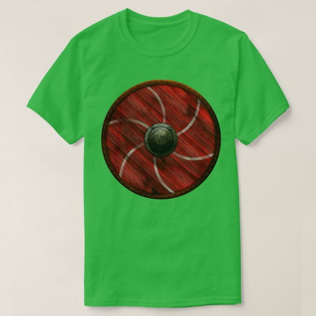 Viking Shield 6-panelen T Shirt (Design framsida)