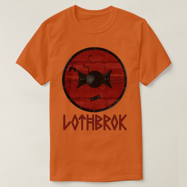 VIKING SHIELD EARL RAGNAR T SHIRT (Design framsida)