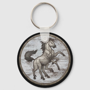 Viking Shield Keychain - Sleipnir Nyckelring