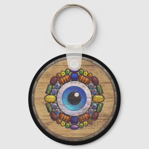 Viking Shield Keychain - Völva Nyckelring