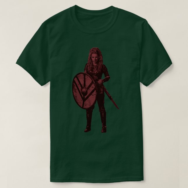 Viking Shield Maiden 2 T Shirt (Design framsida)