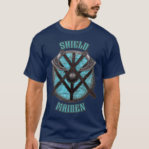 Viking Shield Maiden-design T Shirt