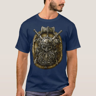 Viking Shield Nordic Valhalla T Shirt