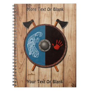 Viking Shield och Axes Anteckningsbok