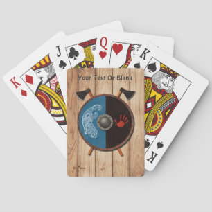 Viking Shield och Axes Casinokort