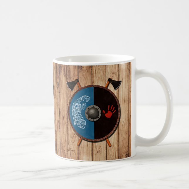 Viking Shield och Axes Kaffemugg (Höger)