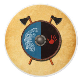 Viking Shield och Axes Knopp
