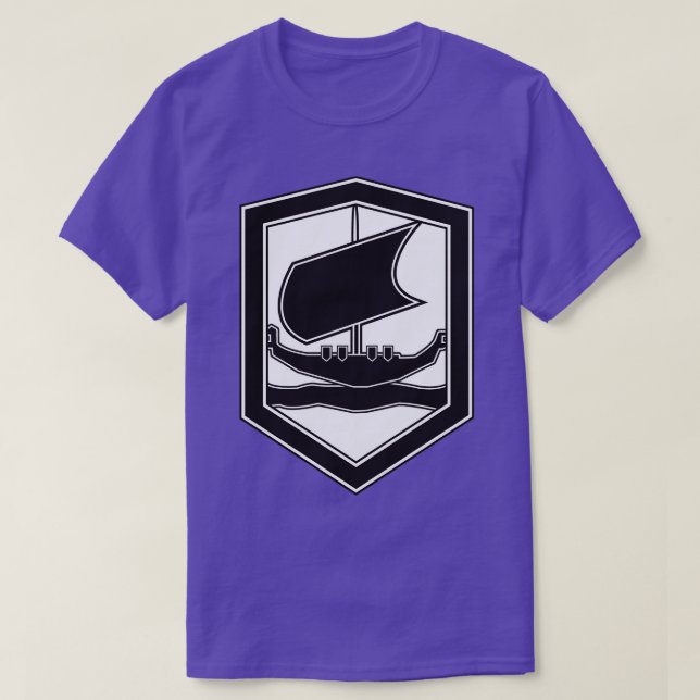 Viking Shield T Shirt (Design framsida)