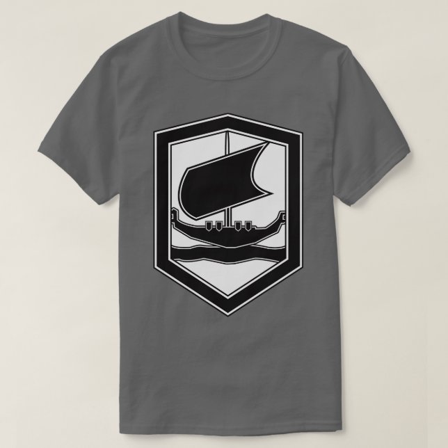 Viking Shield T Shirt (Design framsida)