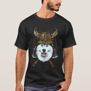 Viking Siberian husky Renaissance Norse Pagan Valh T Shirt