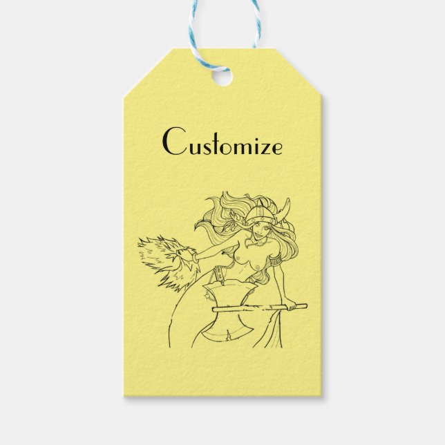 Viking Sjöjungfru Warrior Thunder_Cove Presentetikett (Framsidan)