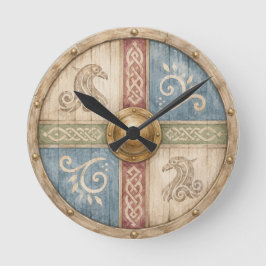 Viking Skepp Baby Rum Rund Klocka