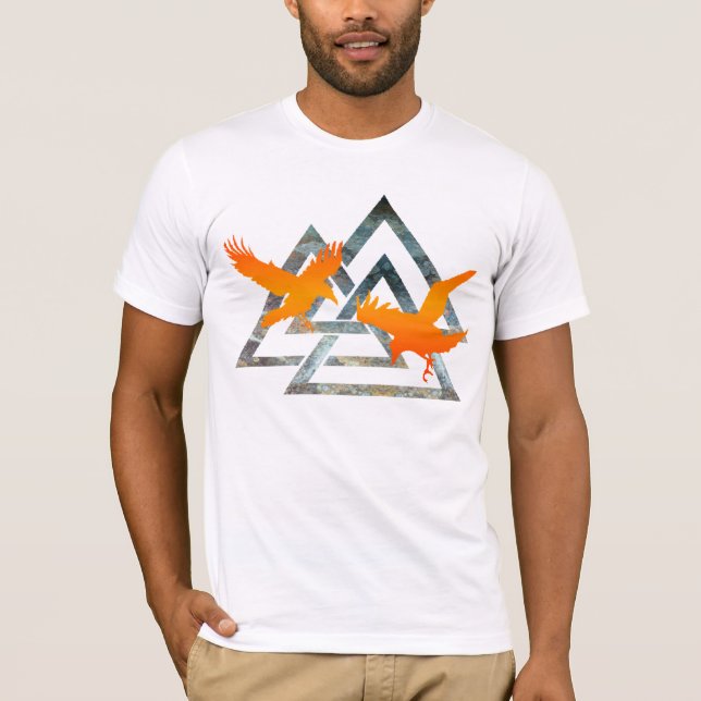 Viking skjorta tee shirt (Framsida)